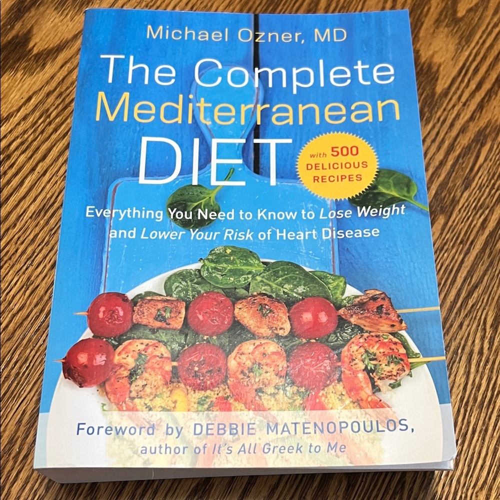 The Complete Mediterranean Diet by Michael Ozner, MD - Vibrant Blue Cover